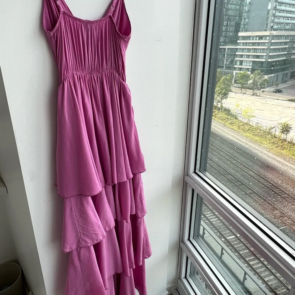 DIXIE Pink Ruffle Dress - Picture 5 of 7